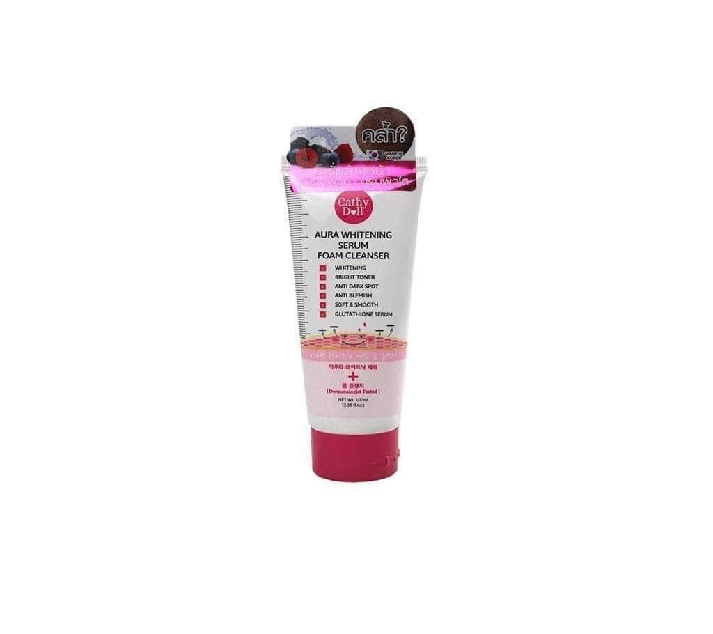 Cathy Doll Aura whitening serum foam cleanser