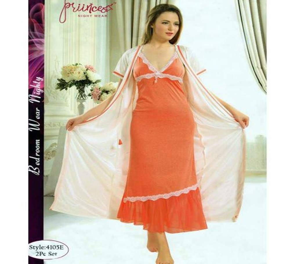 Fashionable Two Part Nighty-4105 E