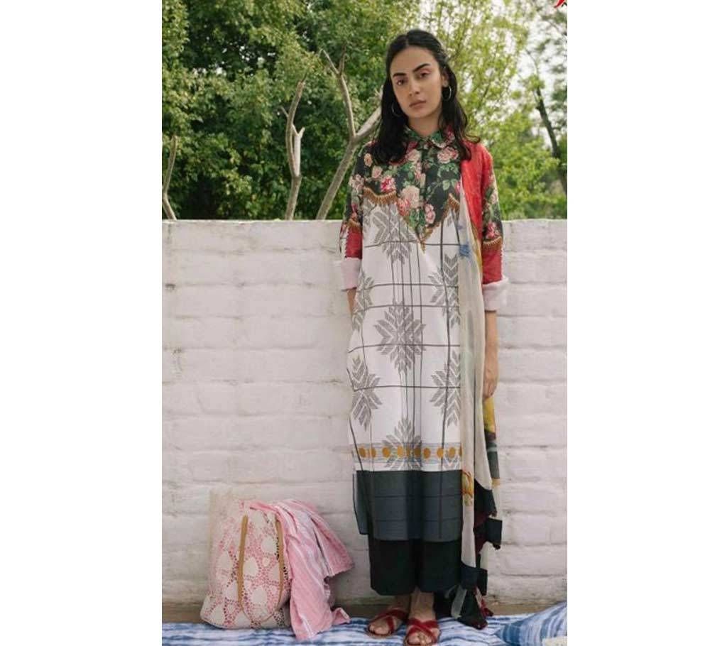 Unstitched Deepsy Suit Presenting Coco - 038 - ASI