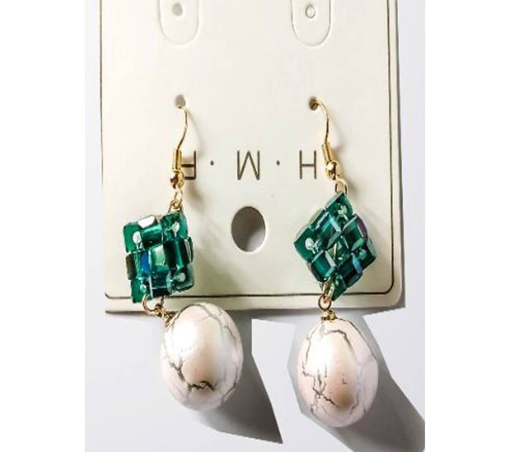 Blue Pearl Earrings For Women
