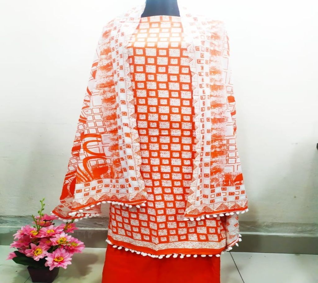 Skin Print Cotton Four Piece 117