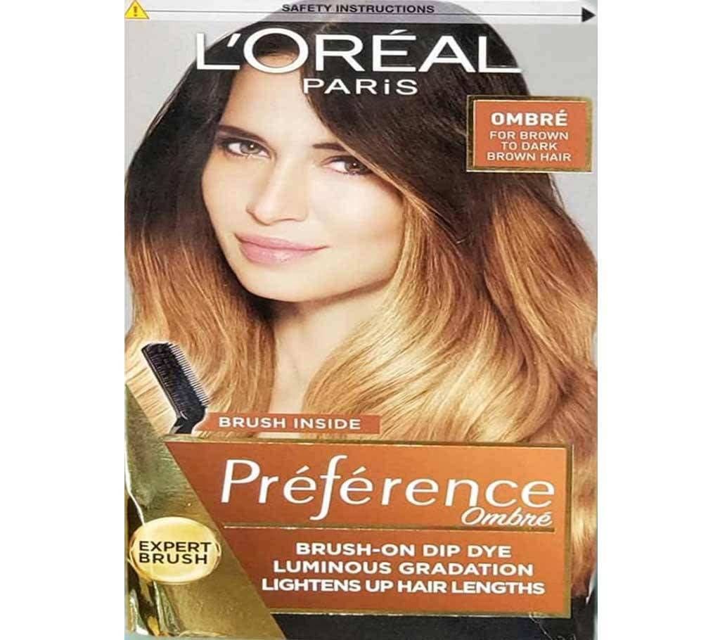 Loreal Paris Hair Color Ombre For Brown To Dark Brown Hair-322g-France