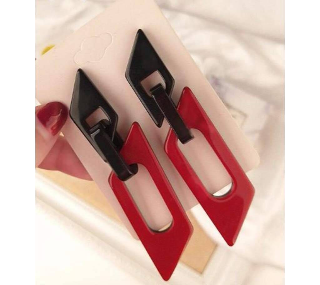 Vintage Resin Long Prismatic Earrings for Women