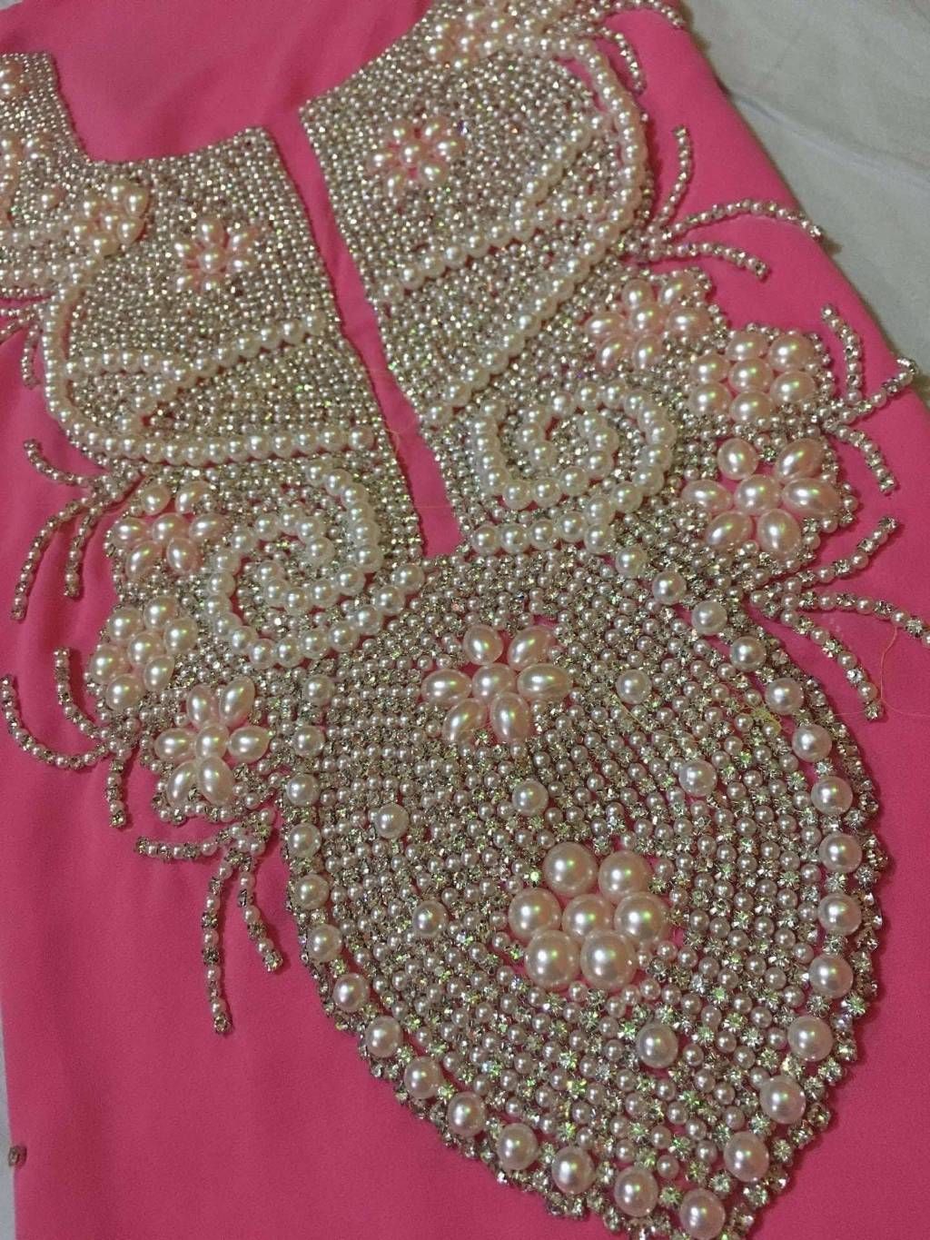 Unstitched Karchupi Work Georgette Three piece
