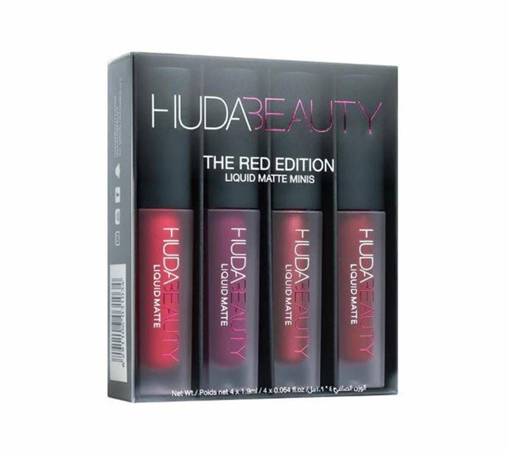 HUDA BEAUTY liquid mate lipstick mini set 