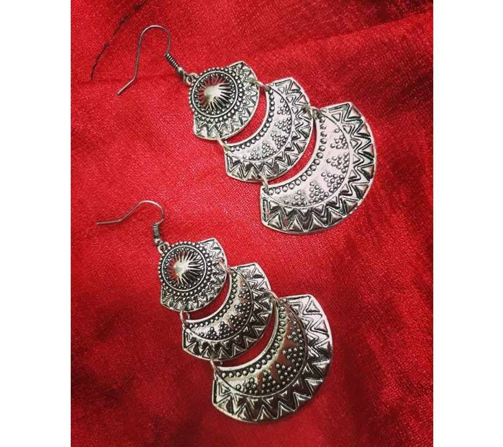 Three layer earrings