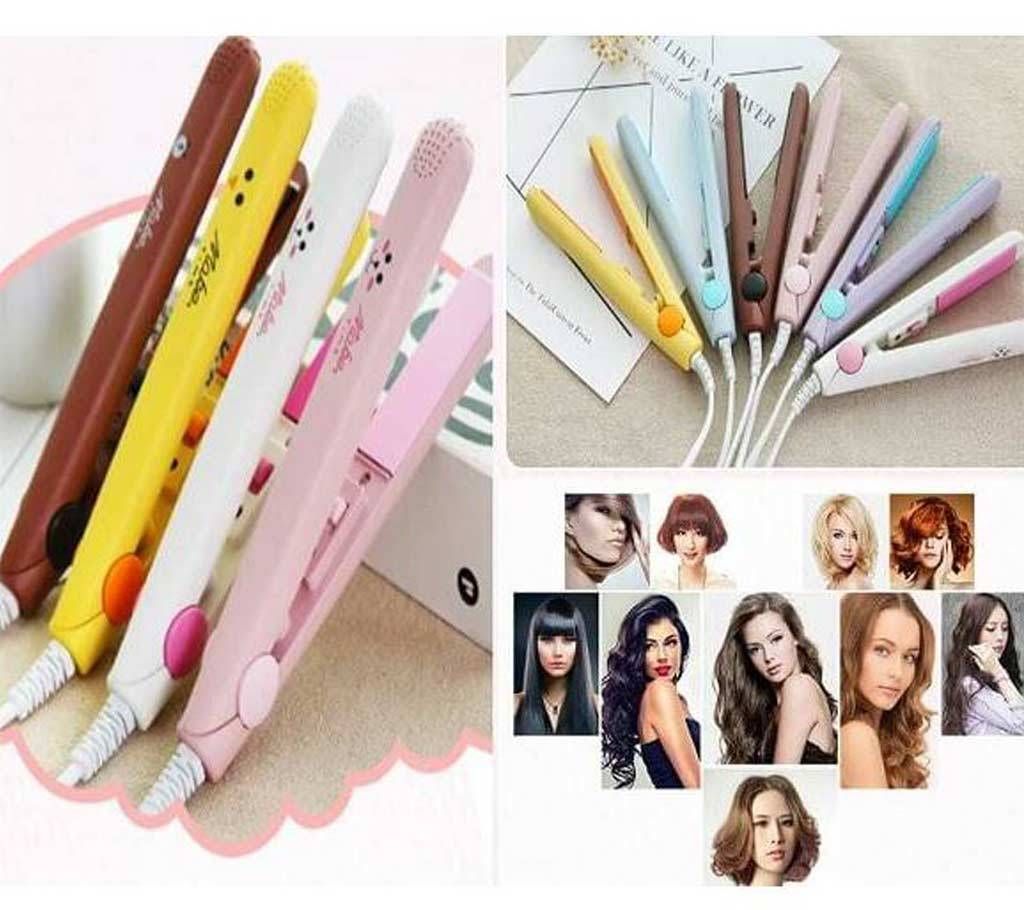 PORTABLE MINI TRAVEL HAIR STRAIGHTENER