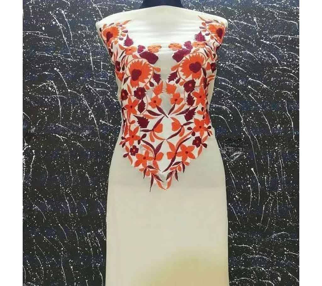 Ladies weightless Georgette single piece 