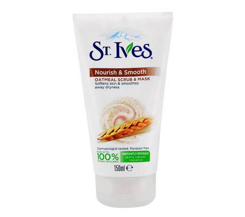St.Ives Nourish & Smooth Scrub and Mask 150ml - UK