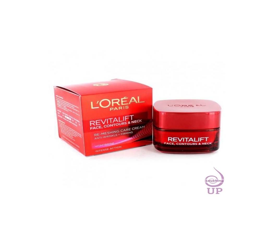 Loreal Revitalift Face Contours & Neck Re-Support Anti-Wrinkle Firming Cream 50ml - UK 