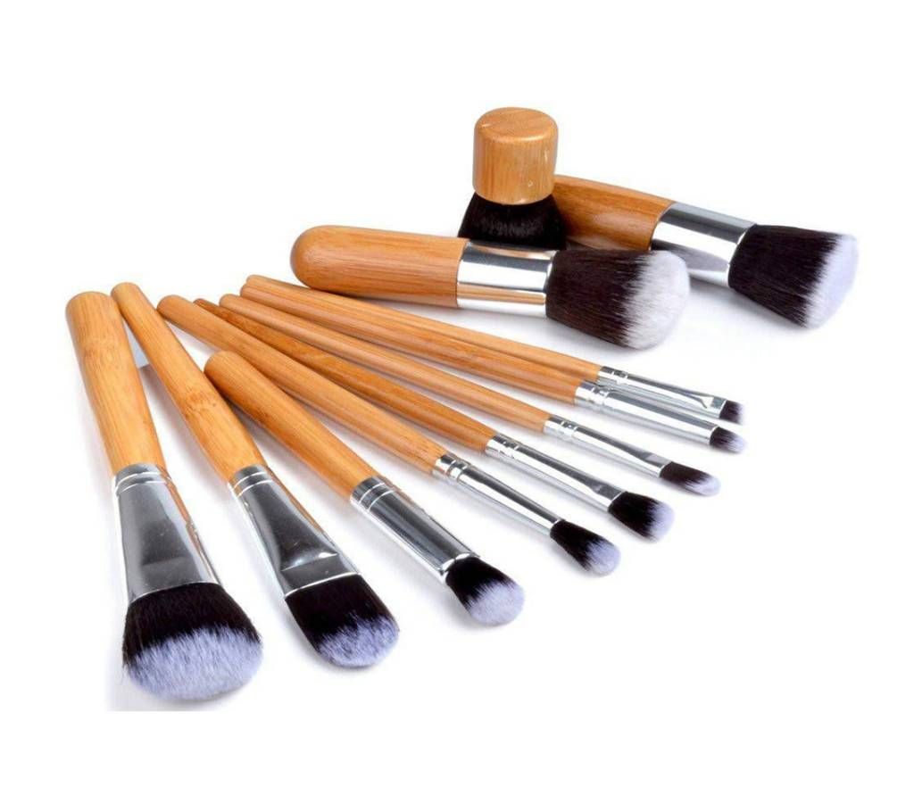 Bamboo Brush Set 11pcs Malaysia