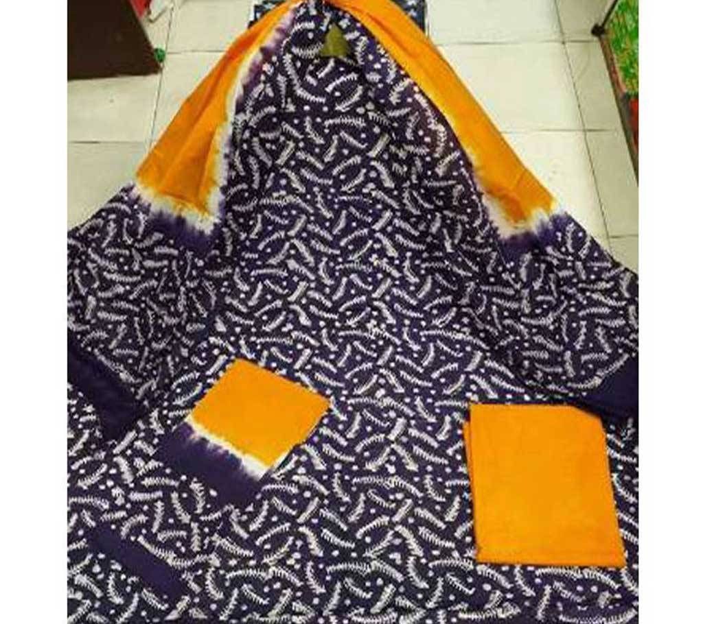 Unstitched Batik Printed Cotton There Price 