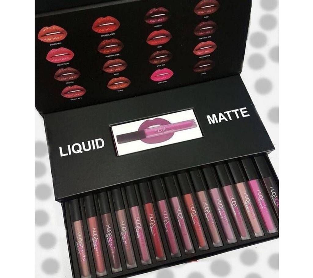 Huda Beauty 16 pieces Lipstick Set
