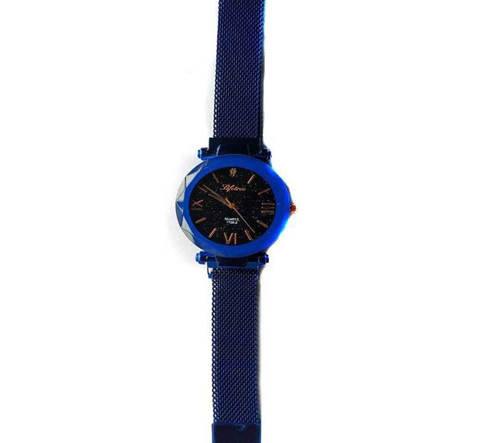 Blue Magnetic Ladies wrist watch