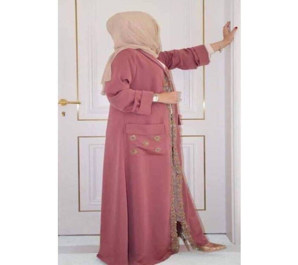 Light Coral  Georgette Borka For Women