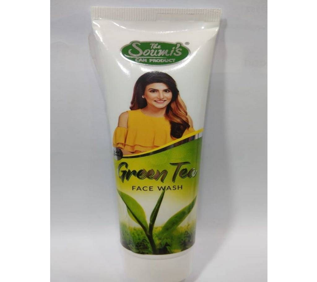 Soumis green tea face wash