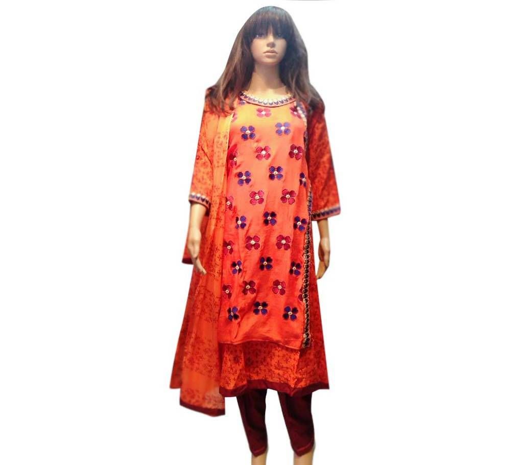 Mixed Cotton Salwar-Kameez