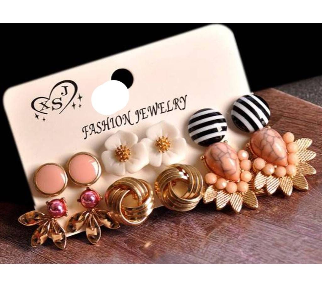 6 pairs Slud earrings set