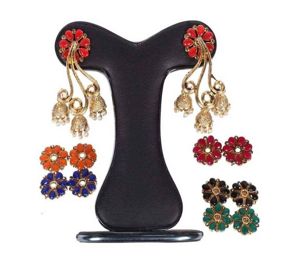 6 in 1 adjustable earrings