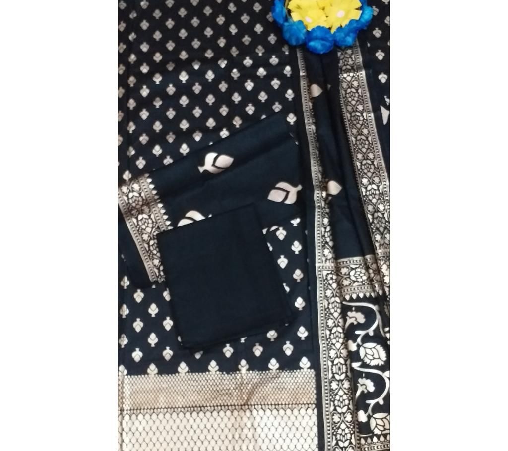 Unstitched Katan Salwar Kameez For Women  