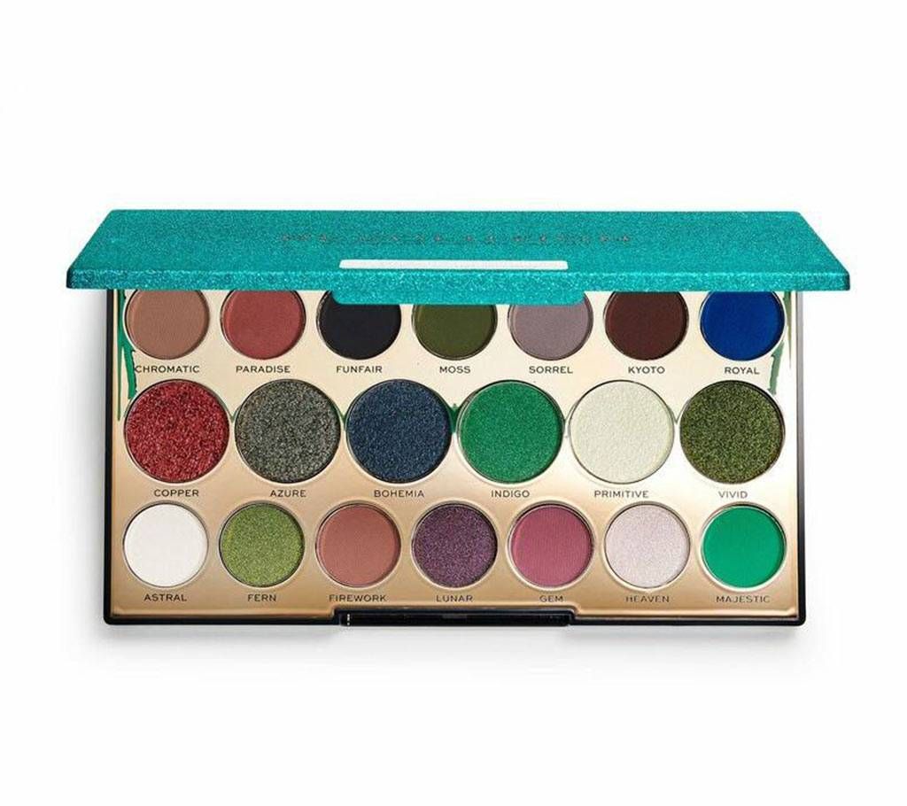 Makeup Revolution Precious Stone Shadow Palette Emerald-16.9gm-USA