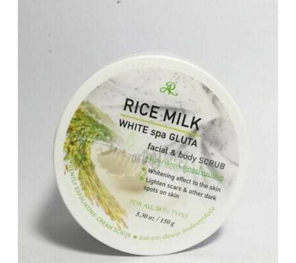 Rice Milk White Spa Gluta Facial & Body Scrub