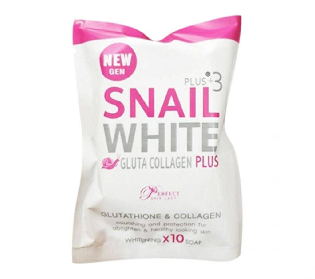 Snail_White Gluta Collagen Plus  Soap -80gm-Thailand 
