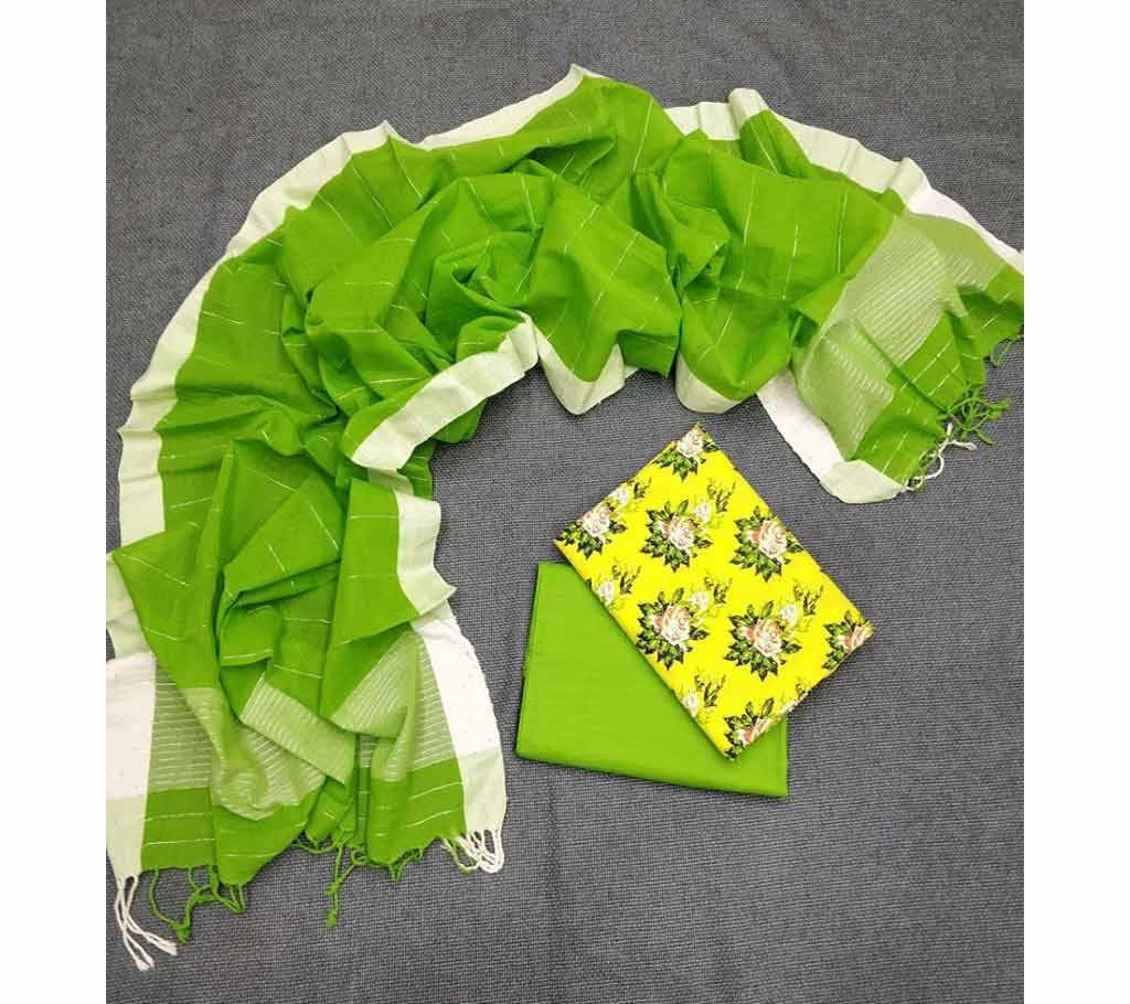 Homemade Tat Original Cotton Multi Color Deshi Shalwar Kameez-48