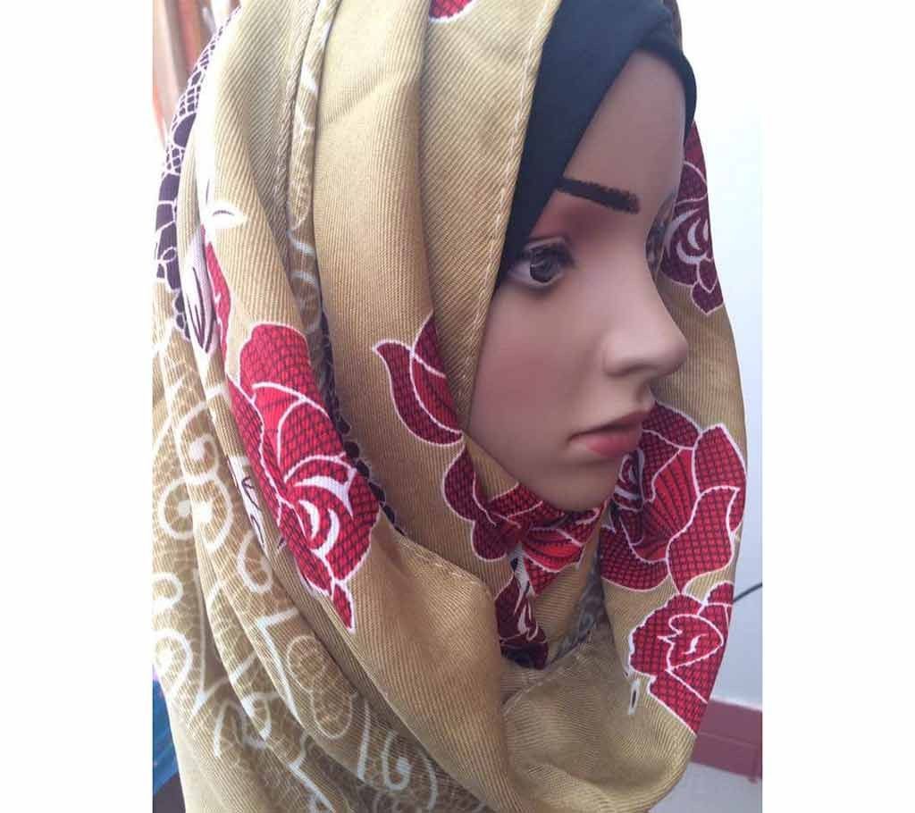 Pashmina hijab with stone work