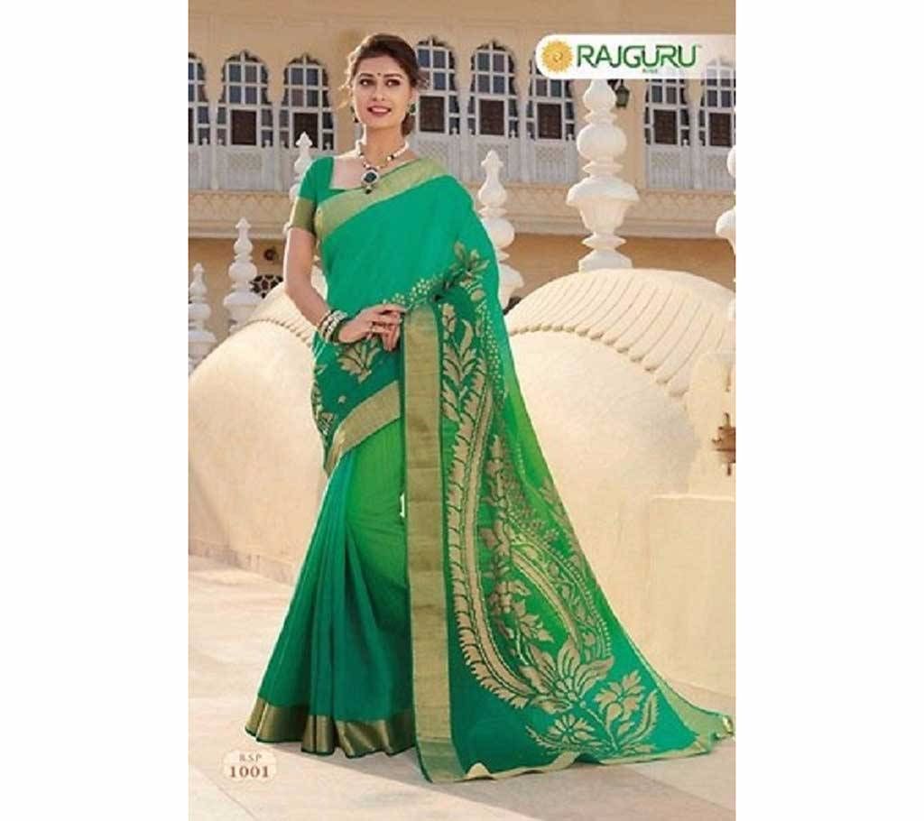 INDIAN RAJGURU SILK KATAN SAREE