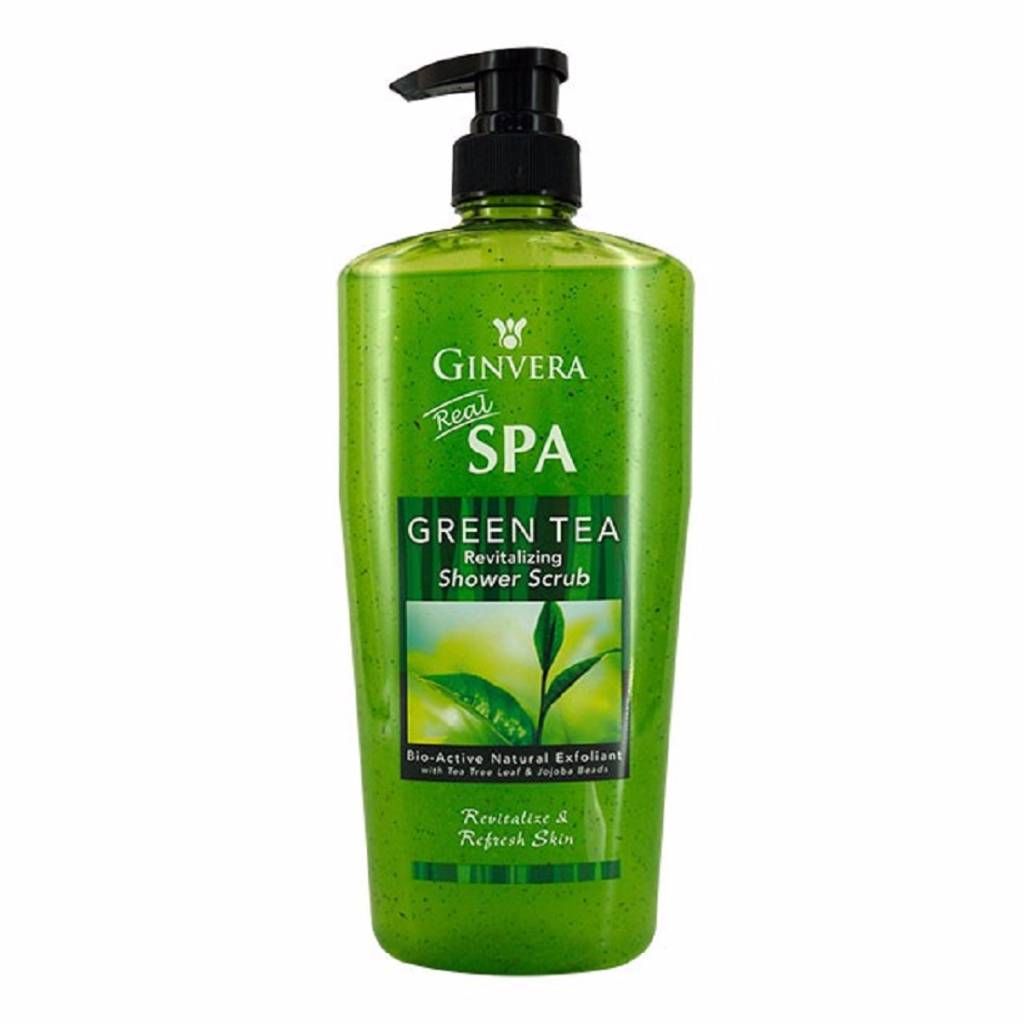 Ginvera Green Tea Real Spa Shower Scrub 750ml