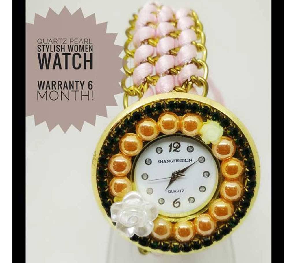 Ladies stone setting wrist watch