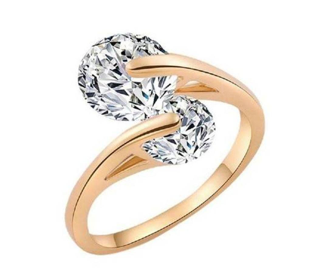Gold Plated hion Design finger RIng