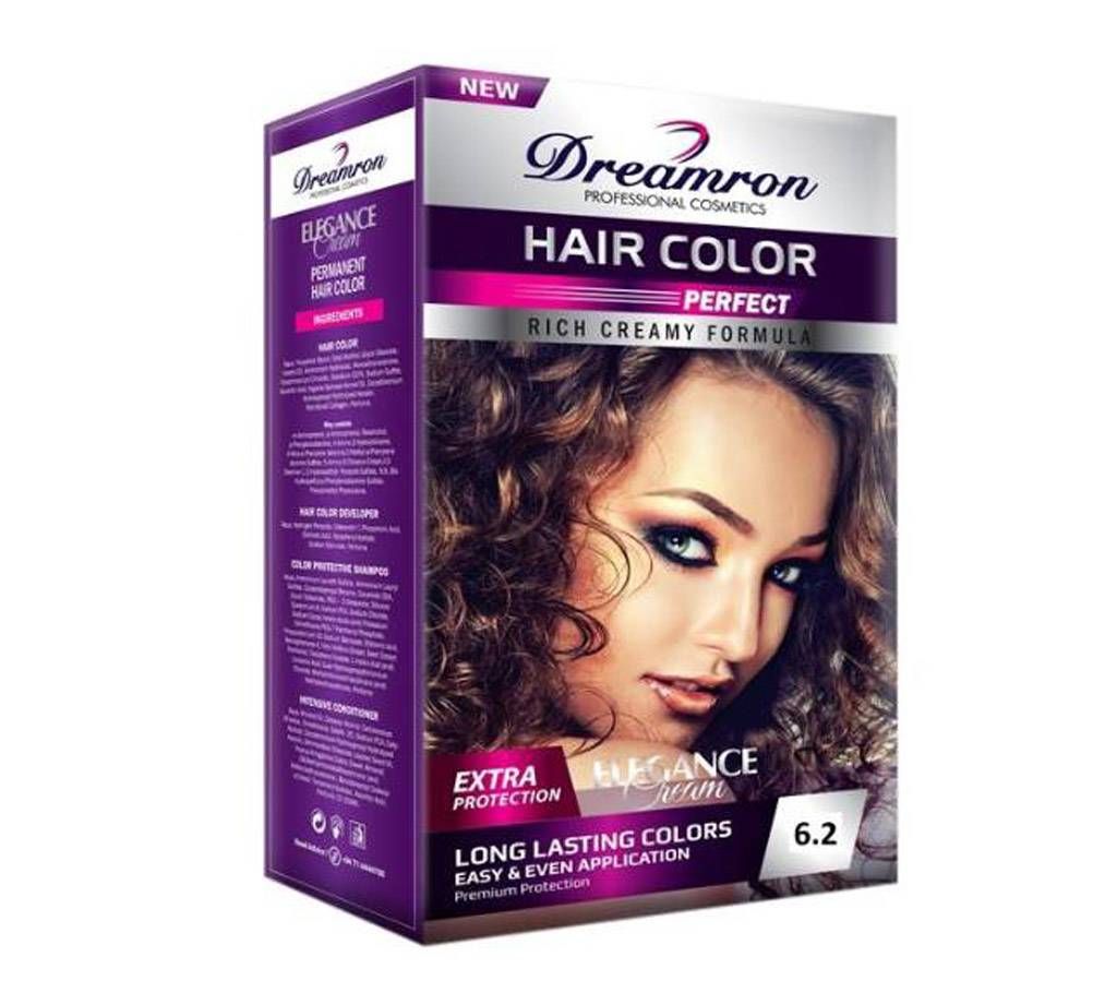 Dreamron Hair Color Pack 6.2 (Dark Violet Blond)-60 ml 