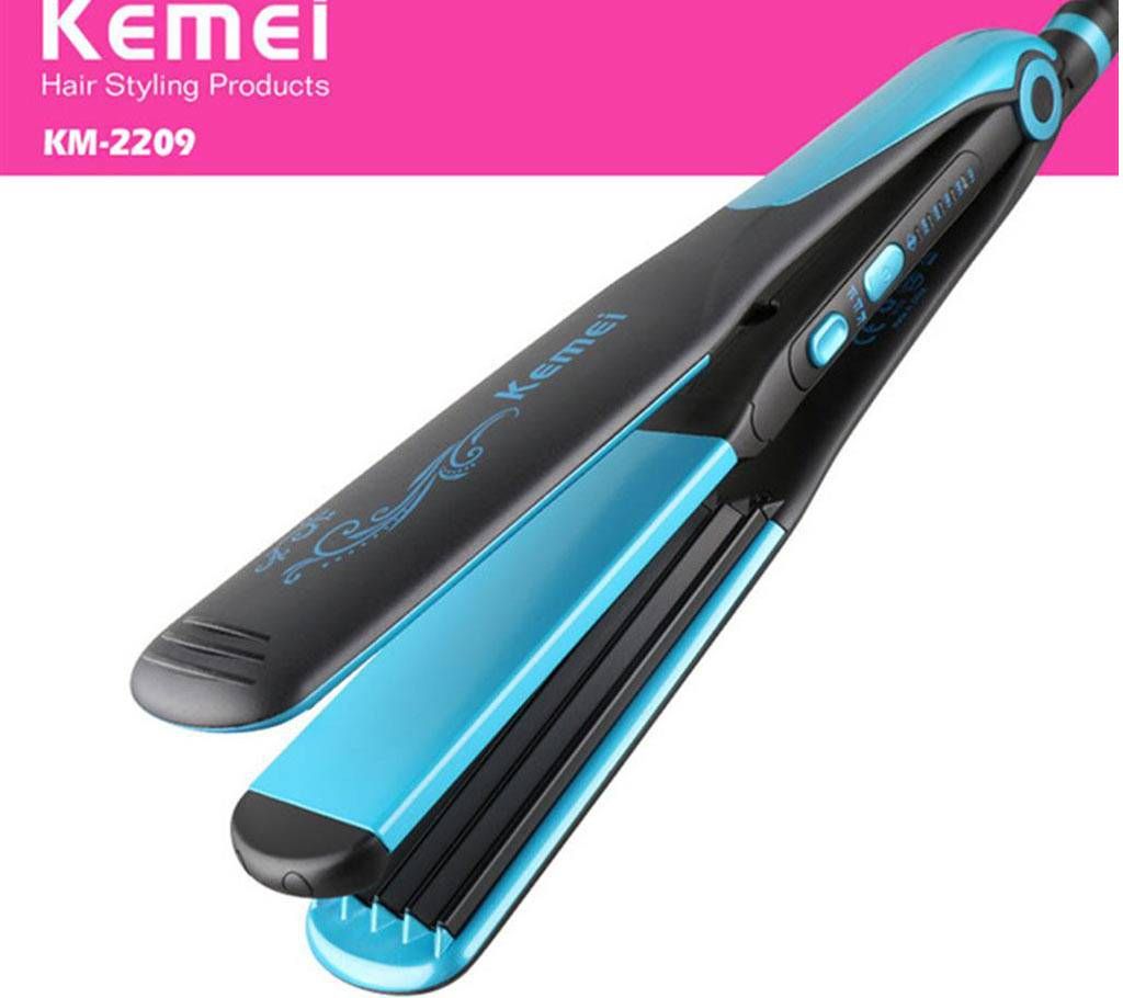 kemei hair straightener with curling