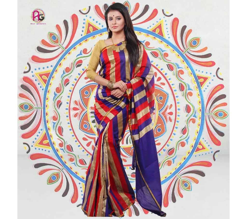 Colorful soft half silk sharee