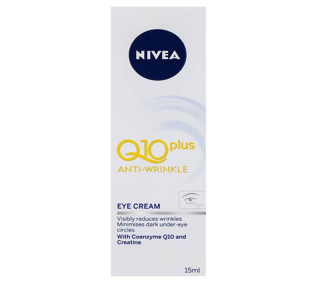 Nivea Daily Essentials Q10 Plus Anti-Wrinkle Eye Cream 15ml UK