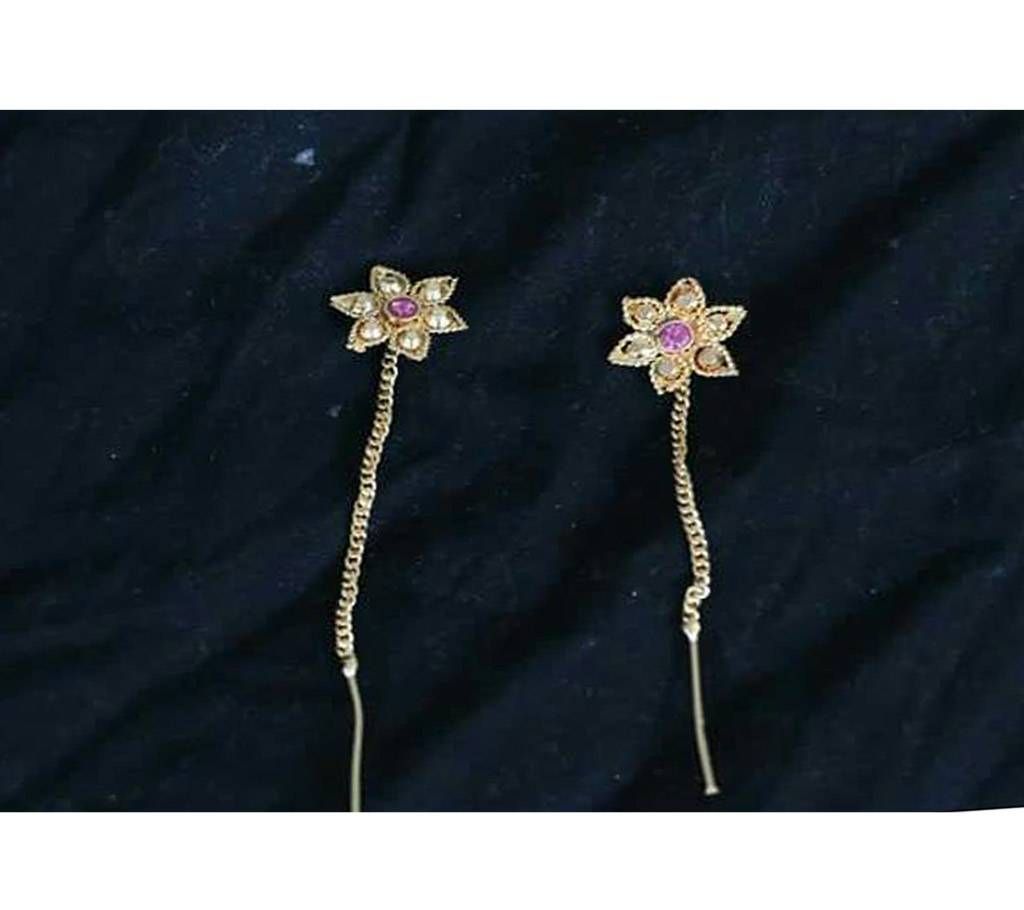 city gold thread earring city gold 