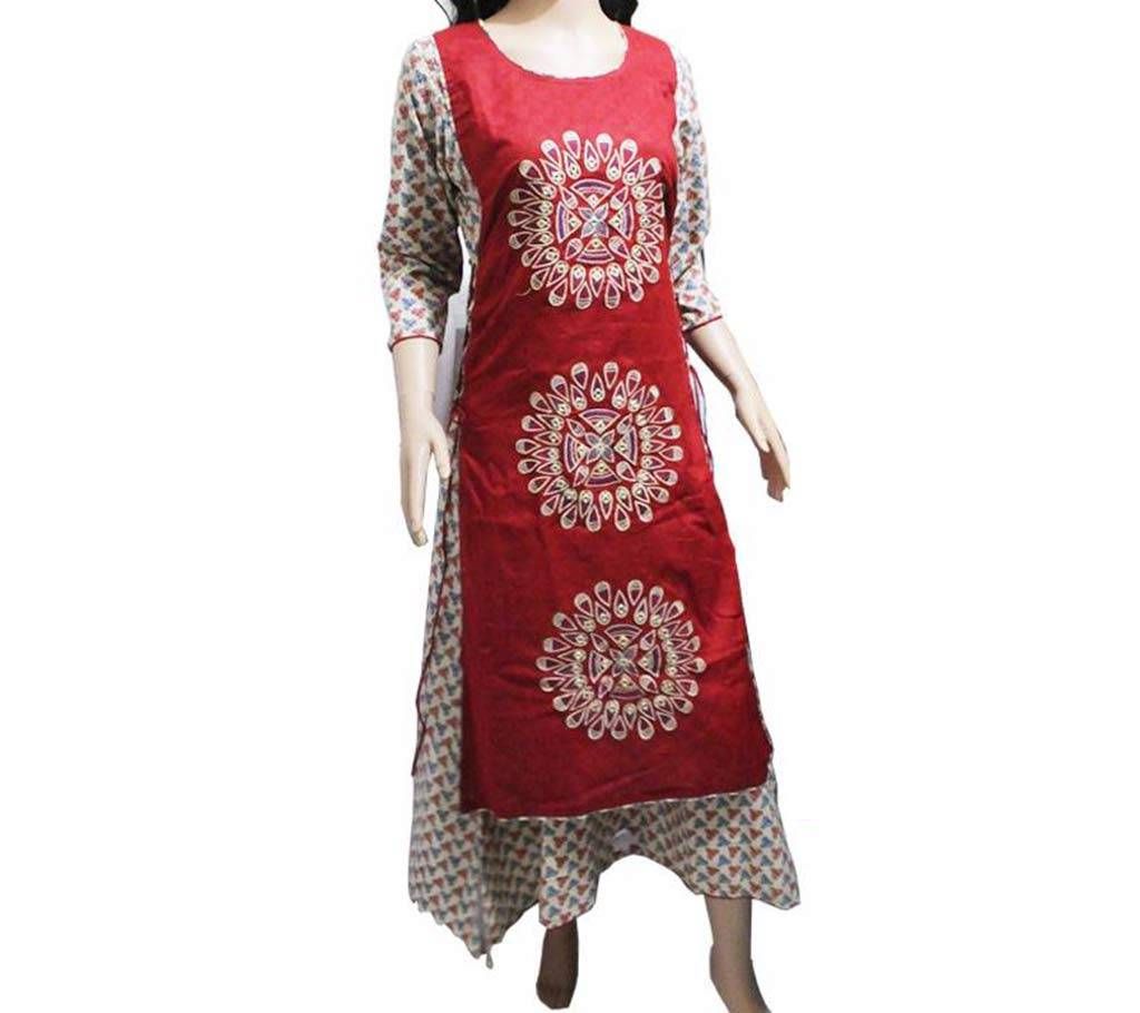 long soft cotton kurti 
