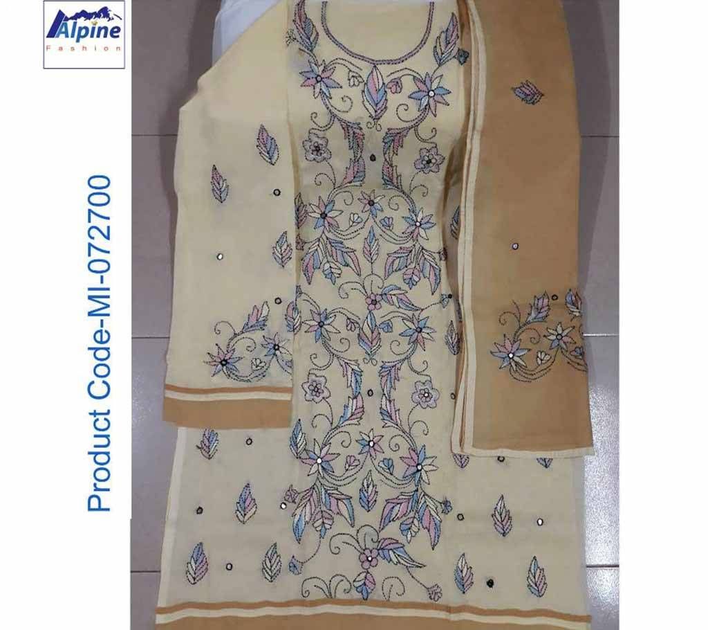 Heavy Hand Stiched Work Unstitched Pride Two Piece