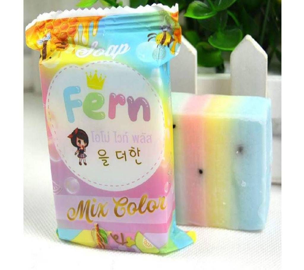 Fern Mix Color Soap 100g Thailand