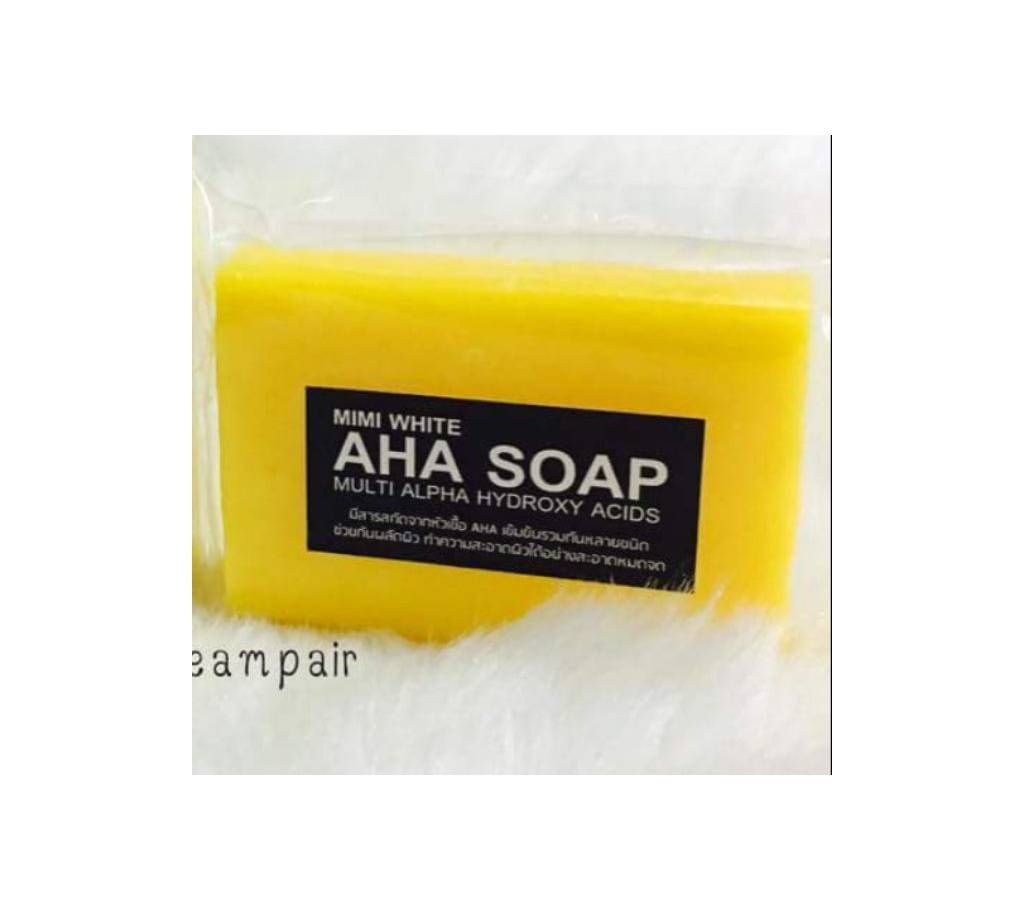 Mimi White AHA Soap  80 gm Thailand