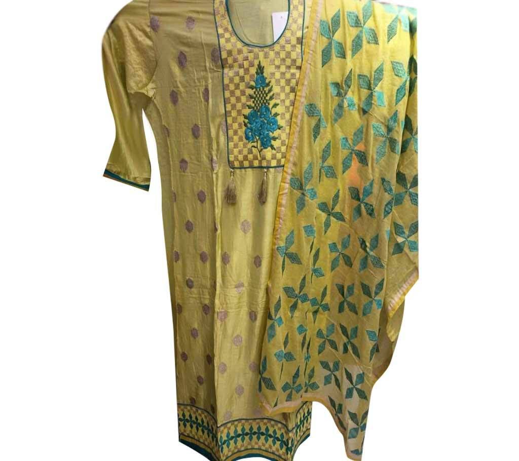 Unstitched Embroidery Boutiques Salwar Kameez