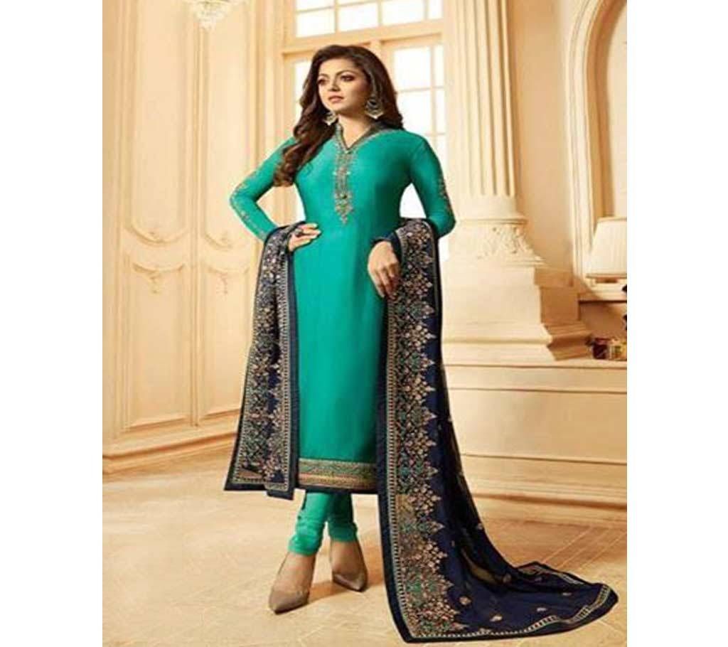 Unstitched PURPLE Salwar Kameez For Women Copy