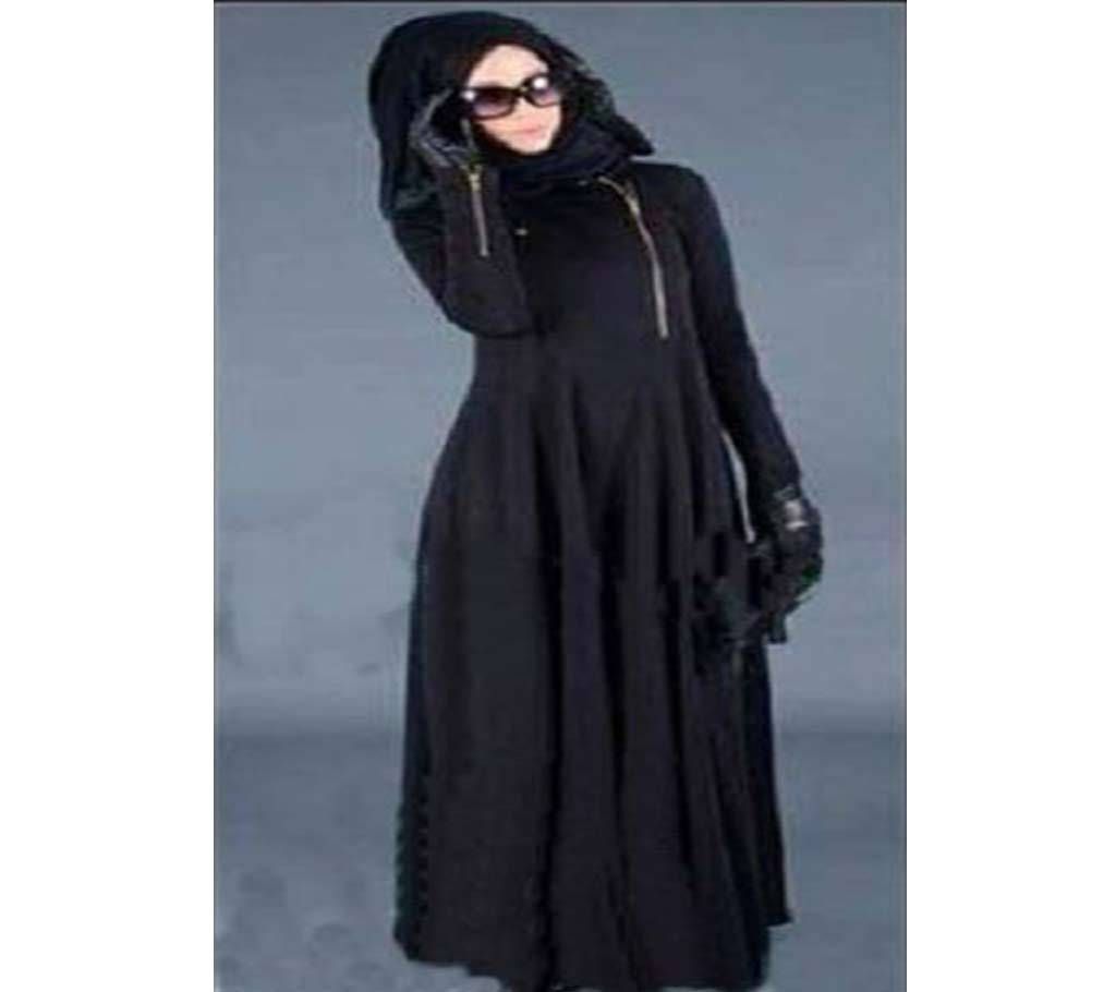 Black Jersey Borka For Woman