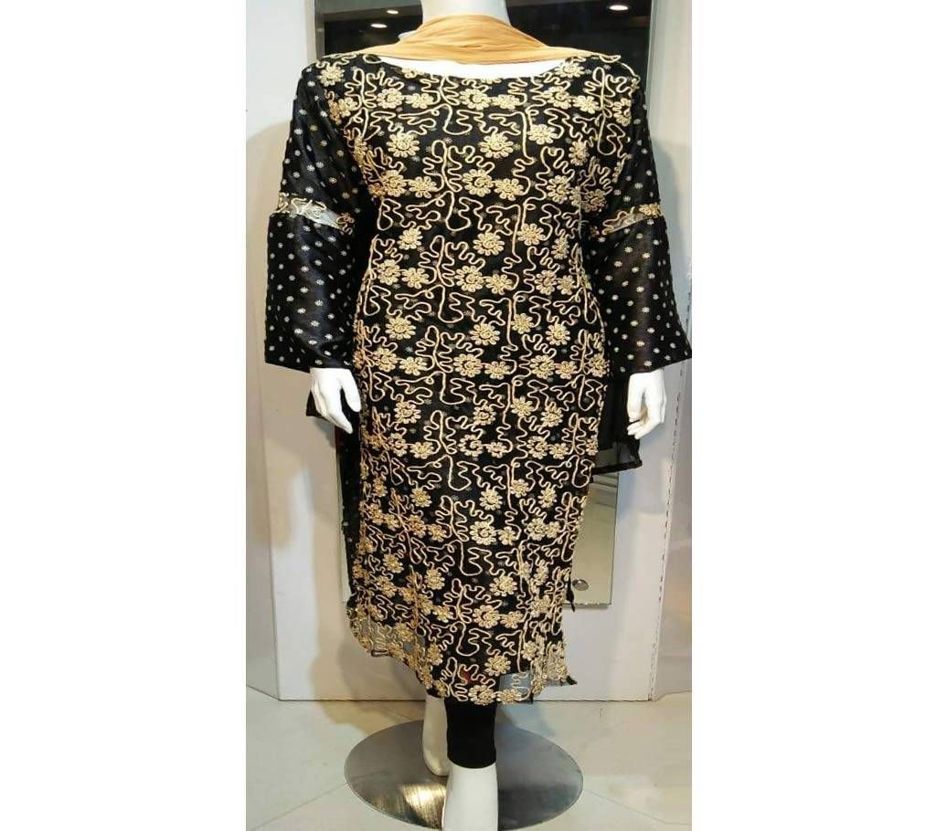 Stitched Georgette Silk Net Kurti 