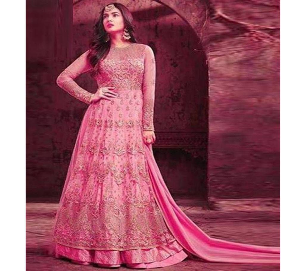 Unstitched Stitched Indian Georgette Embroidered Kameez Suit 