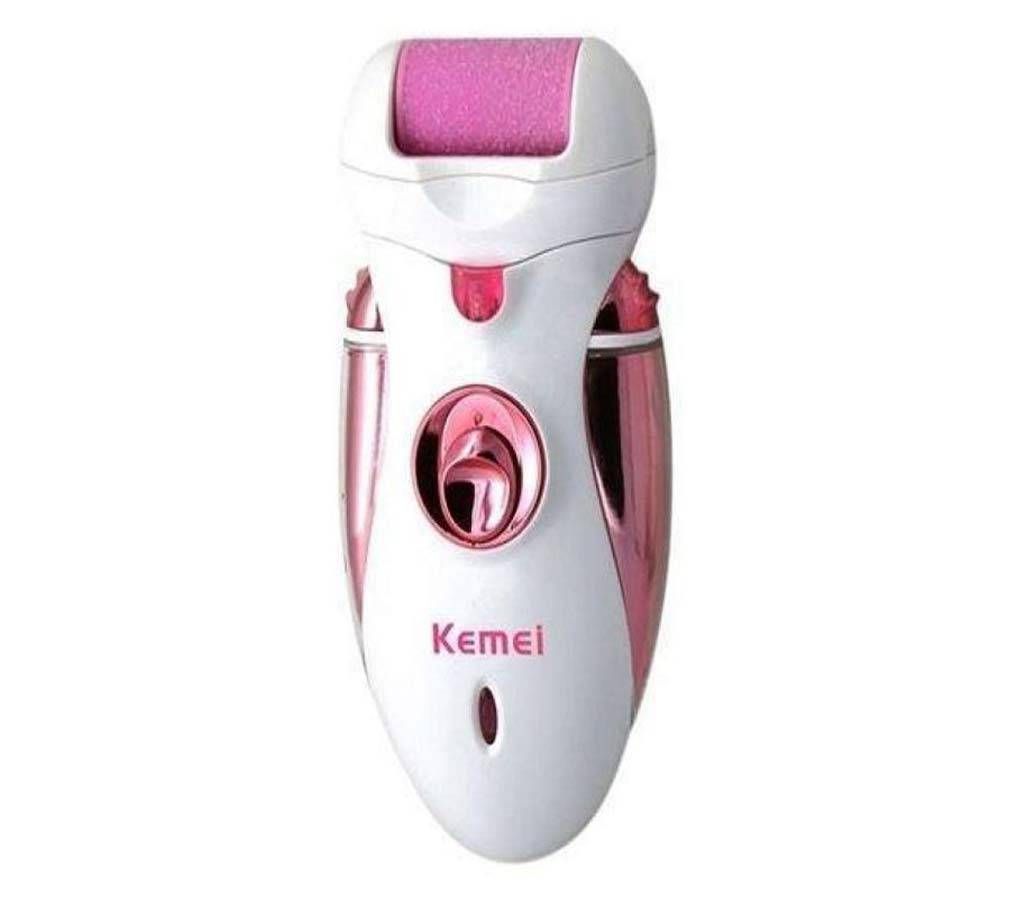Kemei KM-2530 (4 In 1) Grinding Foot Shaving Device and Lady Shave