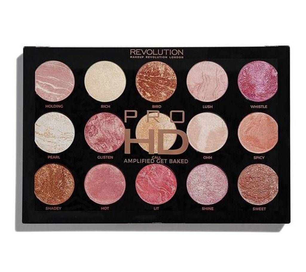 Makeup Revolution - Pro HD Amplified Highlighter Palette-37.5gm-UK  