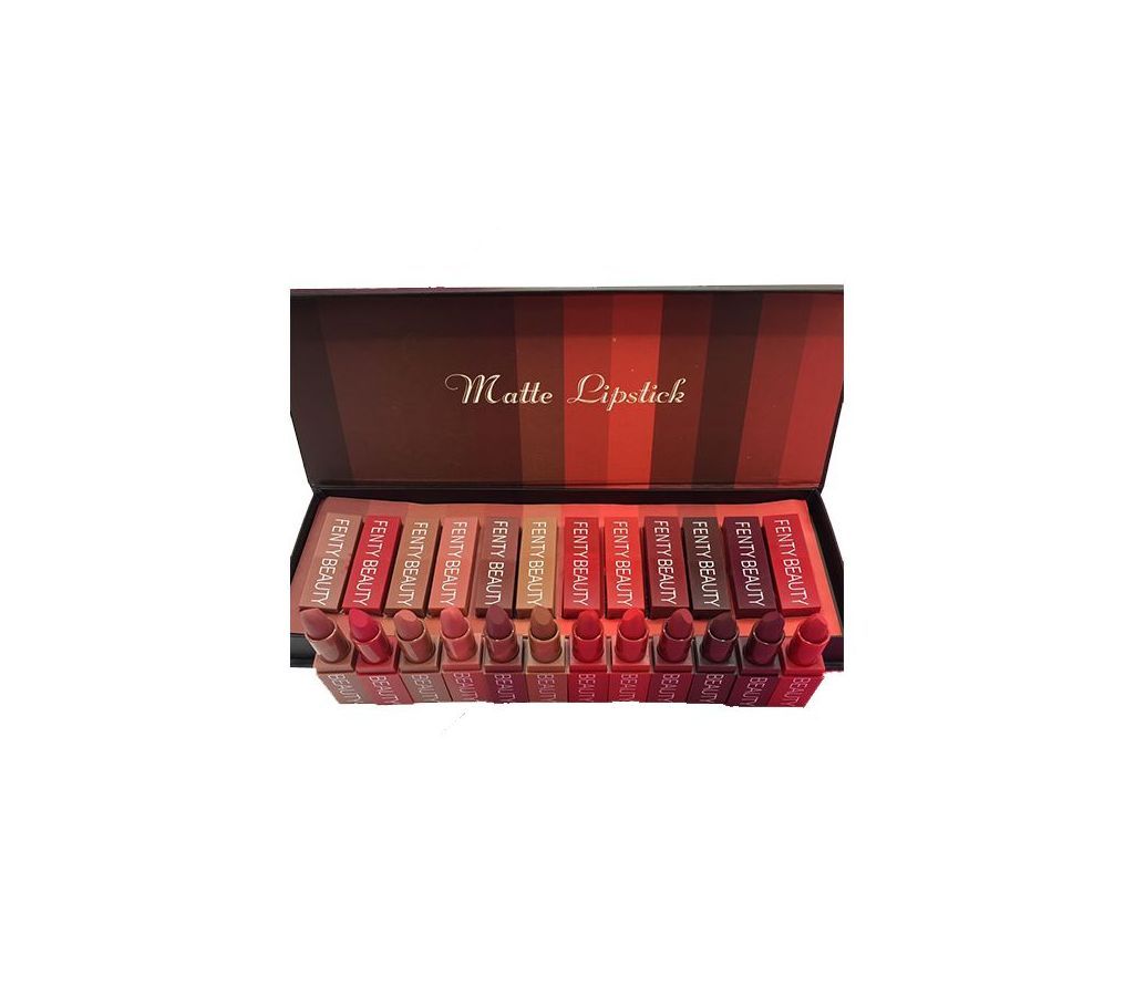 Huda Beauty Matte Lipstick Set Of 12 (P.R.C)